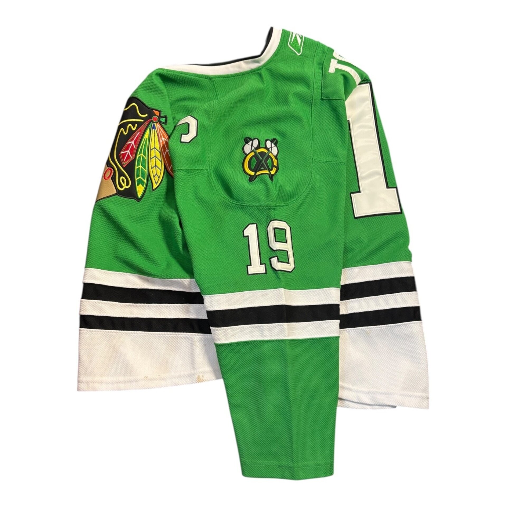 NHL Blackhawks Chicago Hockey Jersey/St. Patrick´s Day Edition - 4