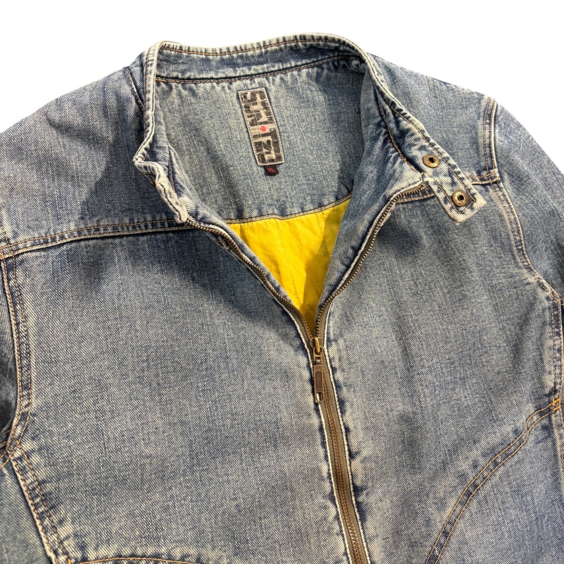 Sun Tzu Y2K Denim Jacket - 2